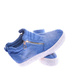 Jeansowe niebieskie trampki n niskim koturnie /G2-3 12422 T292/