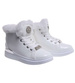 Białe zimowe trampki z futerkiem G8-2 18328 T411/
