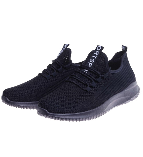Granatowe męskie sneakersy buty sportowe /G13-1 18000 T285 +H2/
