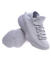 Szare buty sportowe na niskim koturnie i platformie /E9-3 13510 T236/