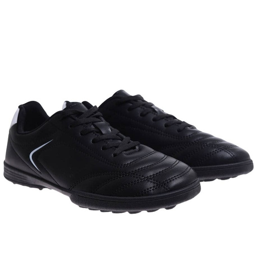 Czarne sznurowane trampki męskie /A6-3 17241 T380/