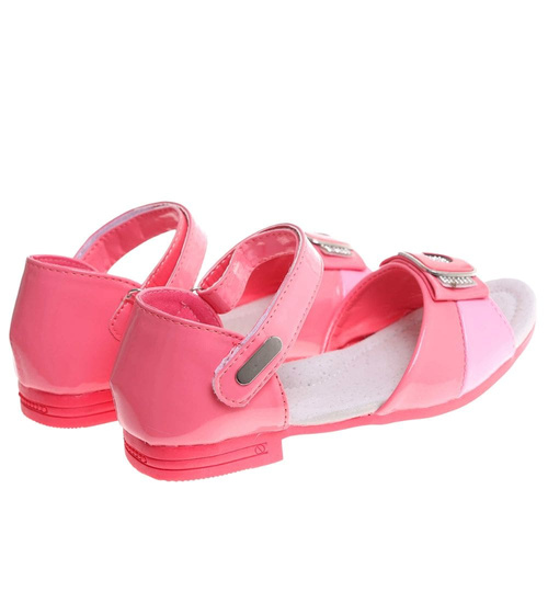 Sandały dziewczęce Obuwie na lato Melon /G12-2 12024 T192/