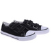 Czarne tenisówki dla dziewczynki na rzepy /E7-2 18637 T286/