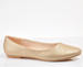 Modne damskie balerinki na wiosnę Beżowe /B6-2 2764 S122/