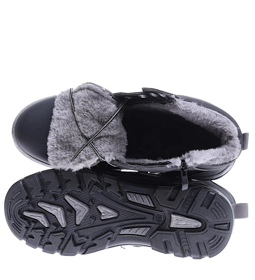 Chłopięce zimowe buty trekkingowe /B6-3 13060 ST800/