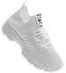 Białe wsuwane buty sportowe /E6-3 16114 G280/