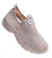 Beżowe wsuwane sportowe buty damskie /D3-3 13444 S192/