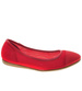 Czerwone balerinki w casualowym stylu /G3-1 8374 S098/