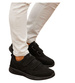 Czarne lekkie buty sportowe na rzepy /C1-3 18155 T289/