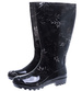 Czarne kalosze damskie z długą cholewką /E2-1 15789 T338/