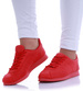 Czerwone damskie buty sportowe /D8-3 +H2 17478 T102/