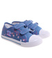 Dziewczęce niebieskie tenisówki na rzepy /B1-2 18037 T186/