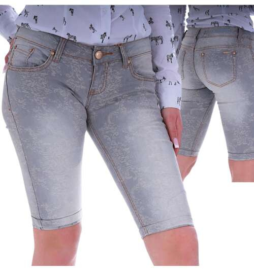 Granatowo różowe krótkie spodenki damskie /H2 K29 UB874 S4/