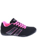 Czarno fuksjowe buty sportowe z wiązaniami /D8-3 14978 S341/