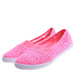 Fuksjowe ażurowe tenisówki dziewczęce /F4-2 15835 T069/