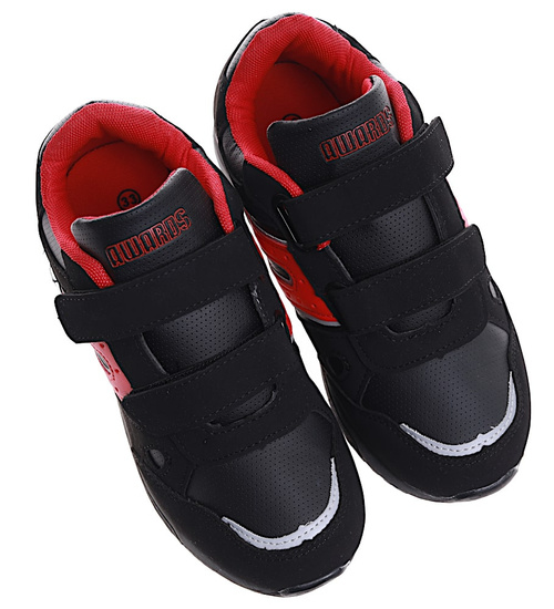 Czarne chłopięce buty sportowe sneakersy /G3-1 16825 T380/