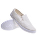 Materiałowe beżowe tenisówki slip on /E10-2 10753 T195/