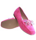 Stylowe balerinki lordsy z kamieniami Fuksja /A5-2 14083 T488/