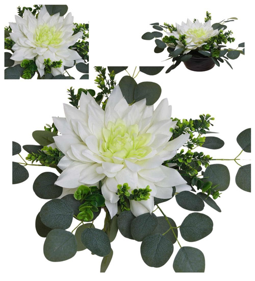 Stroik białe kwiaty KOMP150 M2