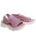 Różowe elastyczne sandały na platformie /A1-2 17743 W132/