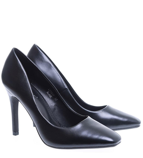 Czarne klasyczne szpilki damskie Seastar /B2-3 15546 T381