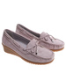 Fioletowe czółenka na niskim koturnie /B5-2 18219 W233/