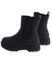 Czarne matowe dziewczęce botki ocieplane /G11-3 18376 T188/