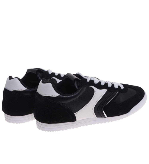 Czarne buty sportowe damskie /E8-2 18803 W233/