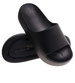 Czarne wodoodporne klapki plażowe na platformie /C1-3 17847 G182/