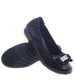 Czarne balerinki na niskim obcasie /F6-2 13323 T1/