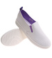Biało fioletowe damskie tenisówki slip on /G7-2 17939 G137 +L3-2/