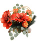 Duży stroik Pomarańczowe kwiaty KOMP144 M700