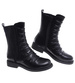 Czarne wysokie botki damskie /L3-1 H2 18573 G284/