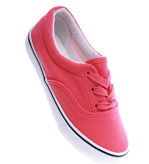 Czerwone dziewczęce trampki  /A2-2 13811 T193/