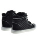 Czarne trampki z wysoką cholewką /G6-3 9386 S193/