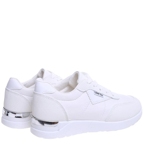 Klasyczne białe buty sportowe damskie /D3-3 16061 G283/