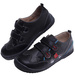 Chłopięce półbuty na rzepy Czarne /G7-2 18127 T282/