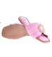 Damskie klapki na lato w cukierkowym różu /C7-2 11984 T397/