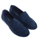 Wsuwane męskie granatowe półbuty mokasyny /F2-2 16568 T340/