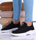 Czarne wsuwane buty sportowe /D2-3 16147 G280/