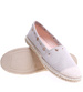 Szare balerinki espadryle /C7-2 15636 T196/