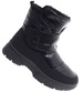 Zimowe buty śniegowce damskie Czarne /D9-3 18596 T386/
