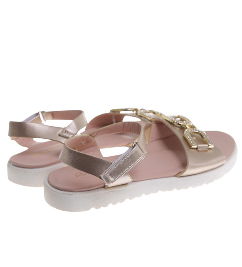 Złote sandały dla dziewczynki /E9-2 17651 T291/