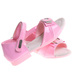 Sandały dziewczęce Różowe buty na lato /E1-2 12025 T192/