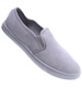 Wsuwane szare tenisówki z tkaniny /G3-2 15672 T1/