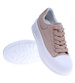 Damskie trampki sneakersy na platformie KHAKI /E8-3 14726 T214/