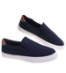 Granatowe męskie trampki slip on /C5-1 18738 T286/