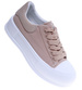 Damskie trampki sneakersy na platformie KHAKI /E8-3 14726 T214/