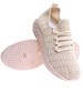 Beżowe wsuwane buty sportowe /A5-2 16142 G181/