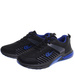 Sznurowane męskie czarno niebieskie buty sportowe /A2-1 18067 T286/